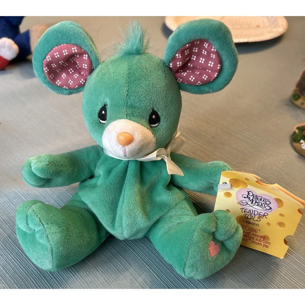 Precious Moments Special Limited Edition Tender Tails Rosie the Mouse Plush 1998